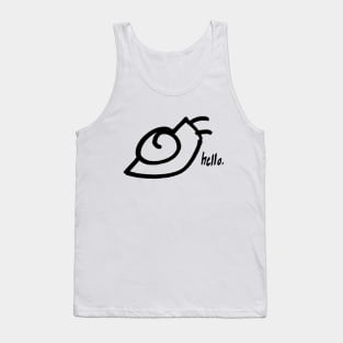 It be a Snail (Graffiti found in my hometown) Tank Top